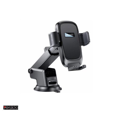 Accesorii IT - Suport auto Yesido C262, cu prindere adeziva, negru