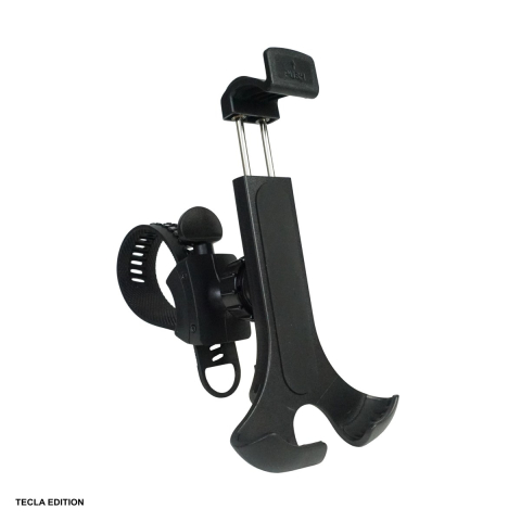 Ciclism - Suport de telefon universal pentru bicicleta, telescopic pentru telefoane de 130-180 mm, insertii anti-alunecare, Setty UR-04, negru