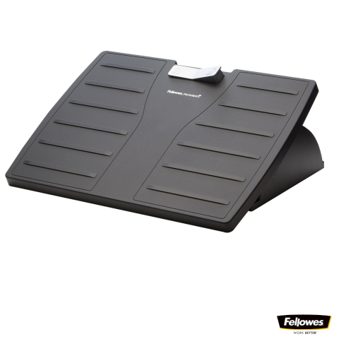 Suporturi ergonomice pentru picioare - Suport ergonomic pentru picioare reglabil, Fellowes Office Suites, cu tehnologie Microban, 3 inaltimi, balansare libera, pentru birou si acasa