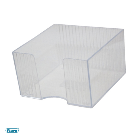 Birotica papetarie - Suport pentru cub de hartie Flaro, din plastic, 9x9 cm, fumuriu