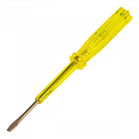 Masurare si testare a curentului electric - Surubelnita tip creion, pentru control tensiune, 16A , 250V, lungime 165 mm, varf drept 4mm, galben
