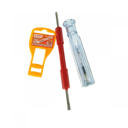 Masurare si testare a curentului electric - Surubelnita tip creion, pentru control tensiune, izolata, 16A, 250V, cu 2 capete