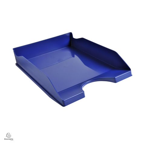 Birotica papetarie - Tavita documente Exacompta Eco, din plastic, 345x255x65 mm, albastru