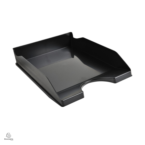 Birotica papetarie - Tavita documente Exacompta Eco, din plastic, 345x255x65 mm, negru