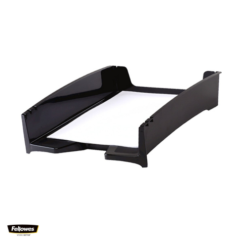 Birotica papetarie - Tavita documente Fellowes G2DESK, din material reciclat, 90x278x353 mm, negru