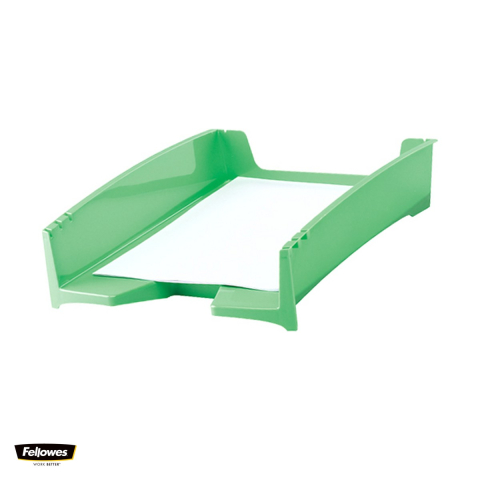 Birotica papetarie - Tavita documente Fellowes G2DESK, din material reciclat, 90x278x353 mm, verde
