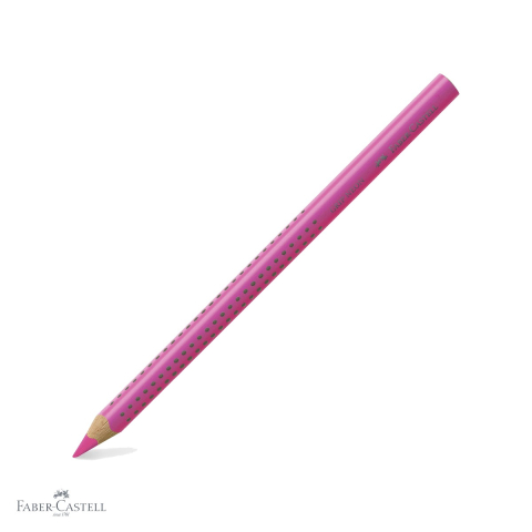 Markere - Textmarker creion Faber-Castell Grip fluorescent roz, mina groasa 5.4 mm, vopsea pe baza de apa