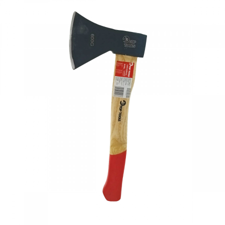 Topoare si securi - Topor 600g cu lama de 105mm si maner de lemn cu lungime de 322 mm, TOP-10043