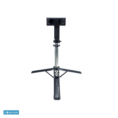 Selfie Stickuri & Stative pentru Smartphone - Trepied cu selfie stick si telecomanda bluetooth, rotire 360 ​​°, lungime 100cm, negru