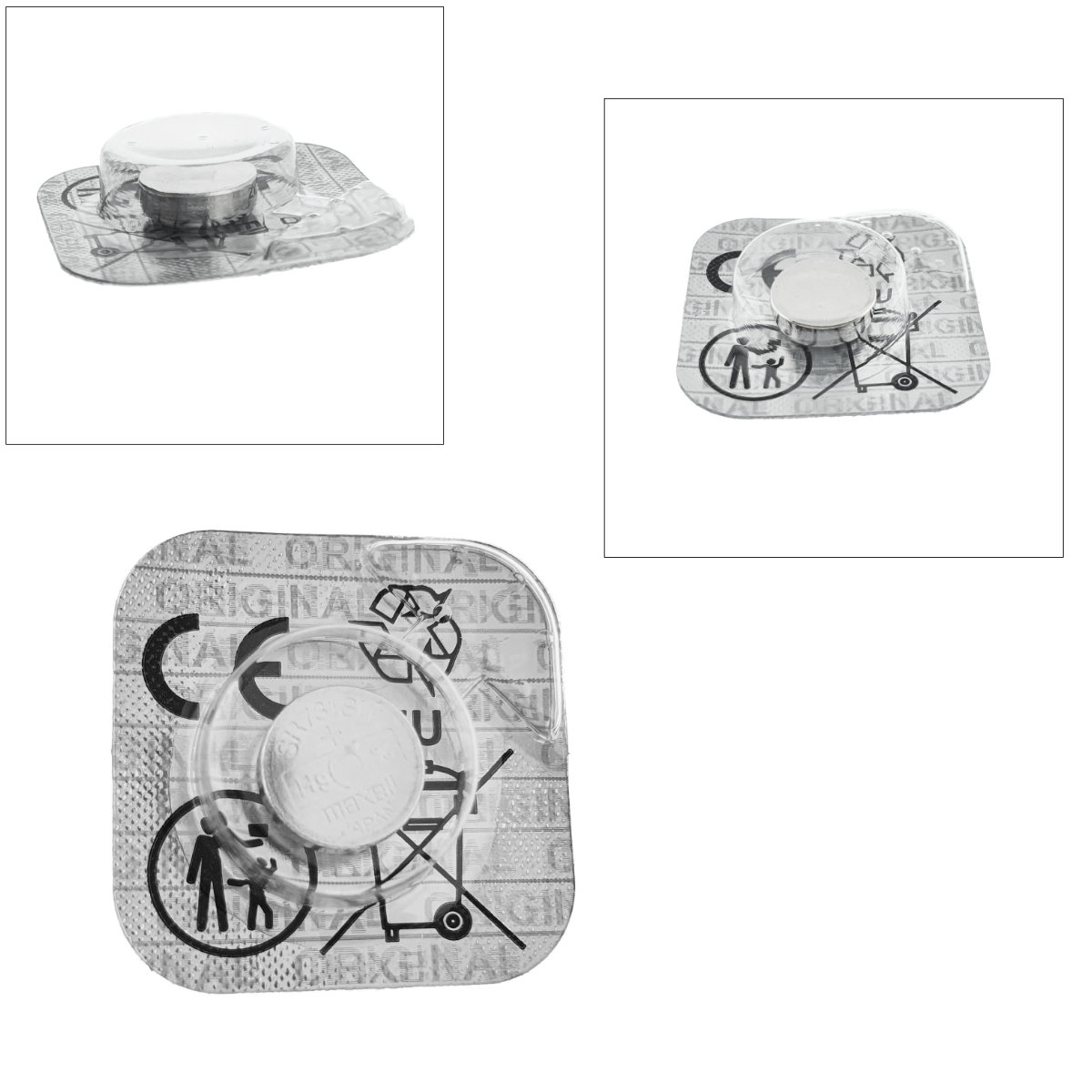 Baterie de ceas tip buton, Maxell SR731SW 329, 1.55V, 7.9mm diametru x 3.1mm inaltime, capacitate nominala 36 mAh, oxid de argint, in blister o bucata [4]