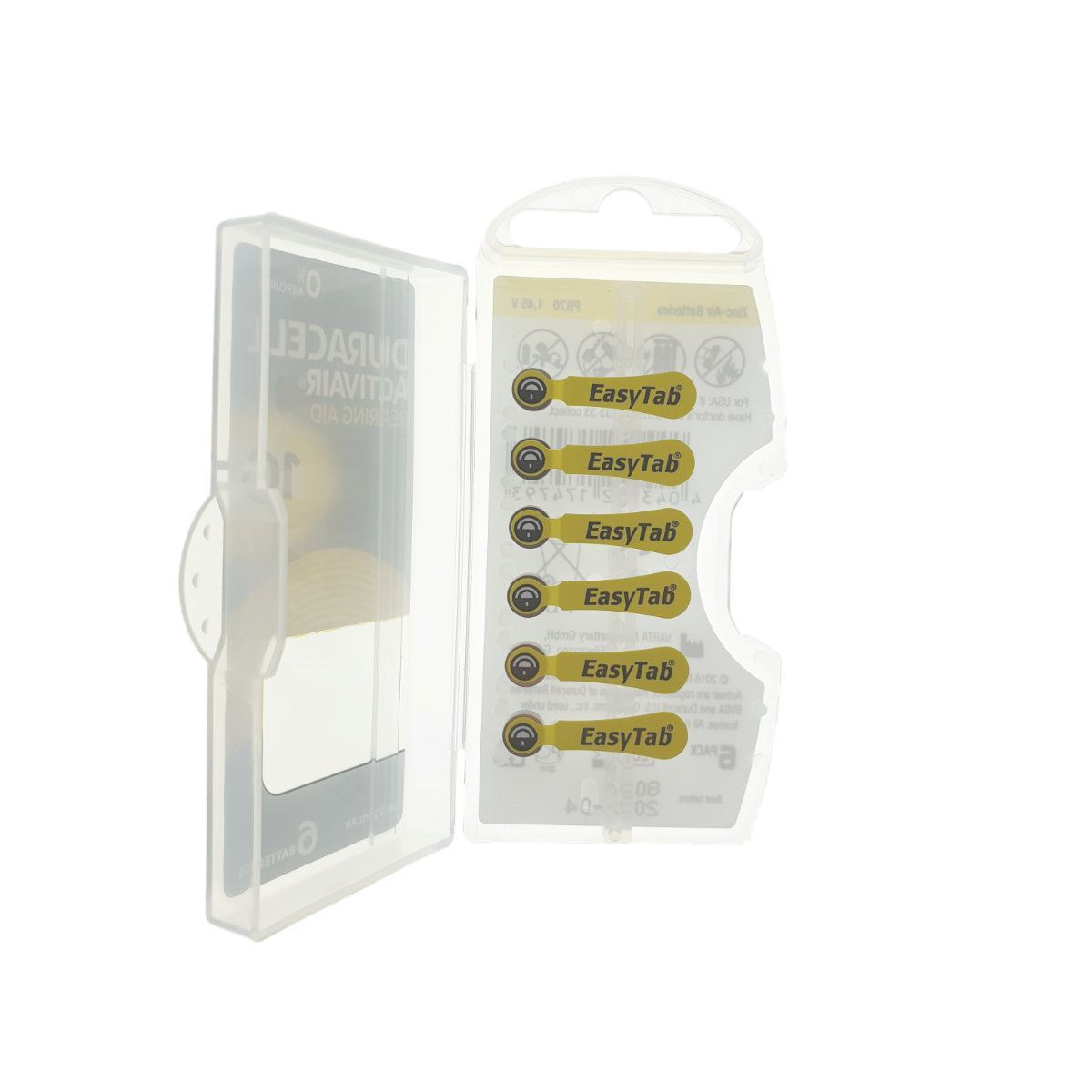 Baterii auditive Duracell Activair DA10N6,PR70,galben, blister 6 bucati [2]