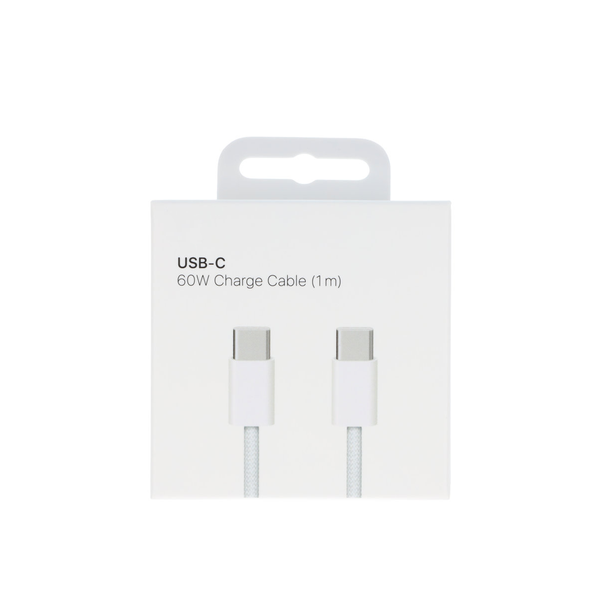 Cablu de date USB Type-C la USB Type-C, 60W, lungime 1m, pentru Apple, blister, alb [4]
