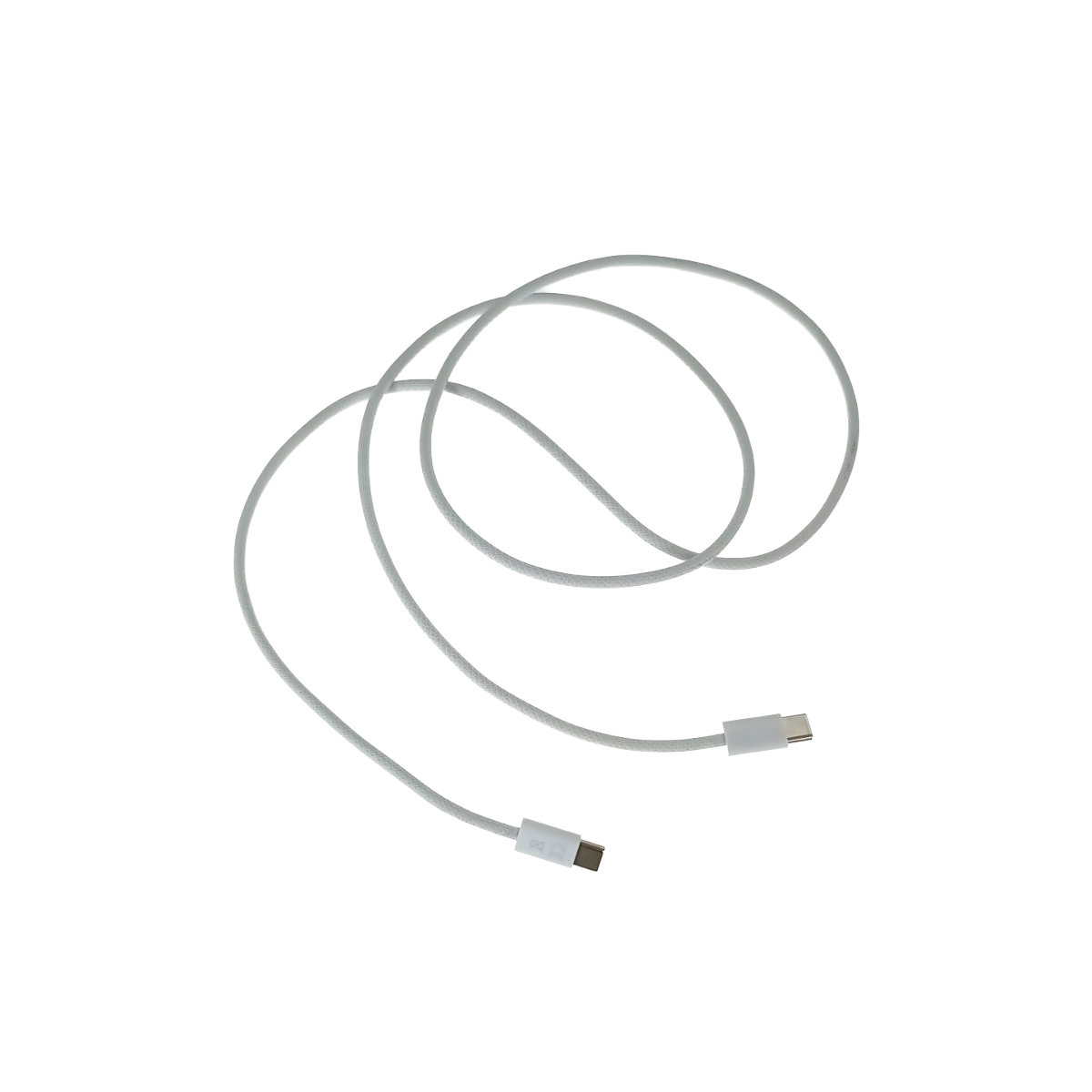 Cablu de date USB Type-C la USB Type-C, 60W, lungime 1m, pentru Apple, blister, alb [3]
