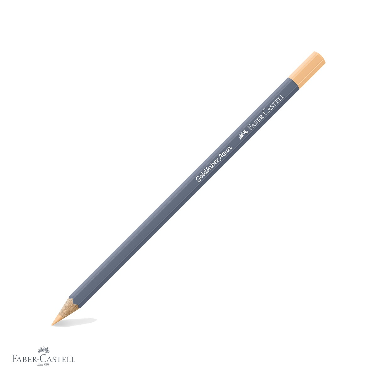 Creion colorat acuarela Faber-Castell Goldfaber portocaliu pastel 409 pentru arta si grafica [1]