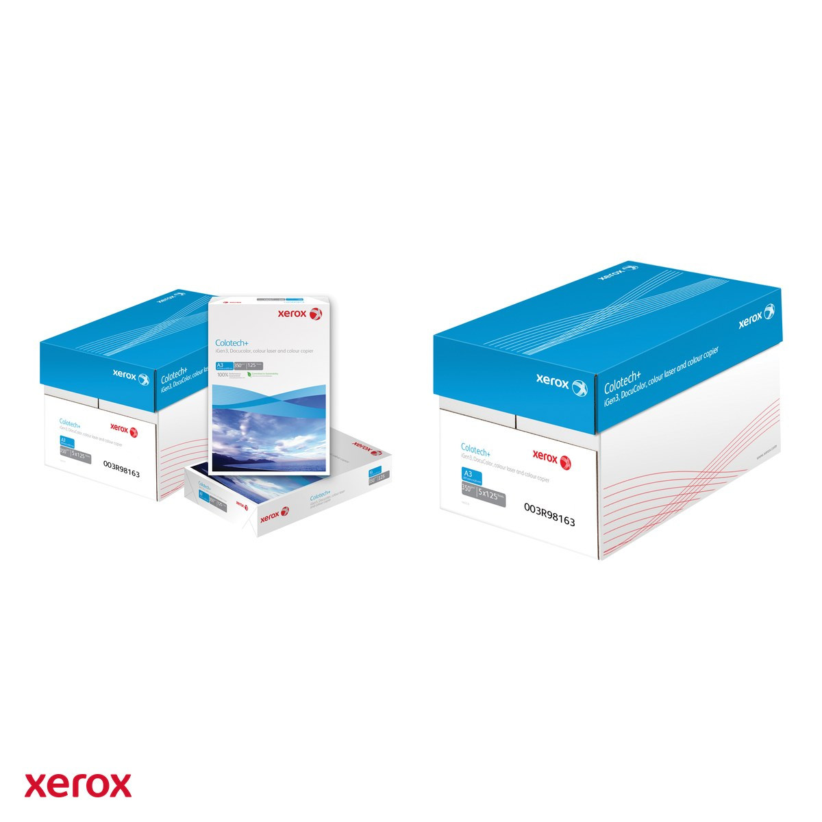 Hartie copiator color A3 Xerox Colotech, 350 g/mp, 125 coli [4]