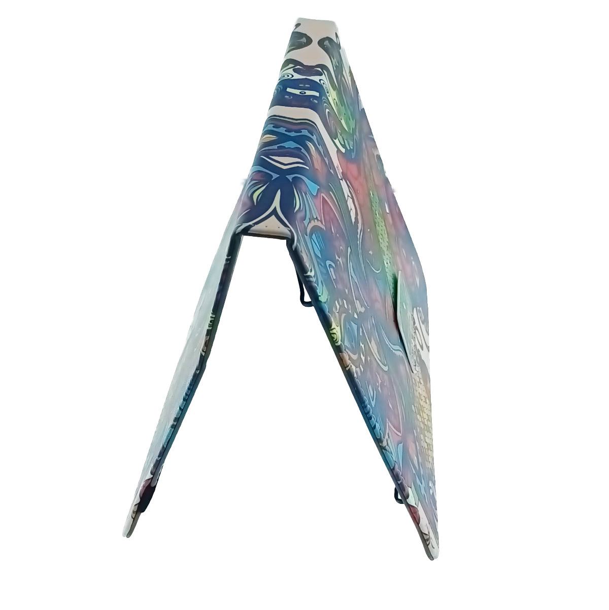 Husa universala tableta 9 - 10 inch, Fashion Style Colors, cu suport pliabil vizualizare, banda elastica, 270 x 203 x 25 mm, 228g, multicolor [3]