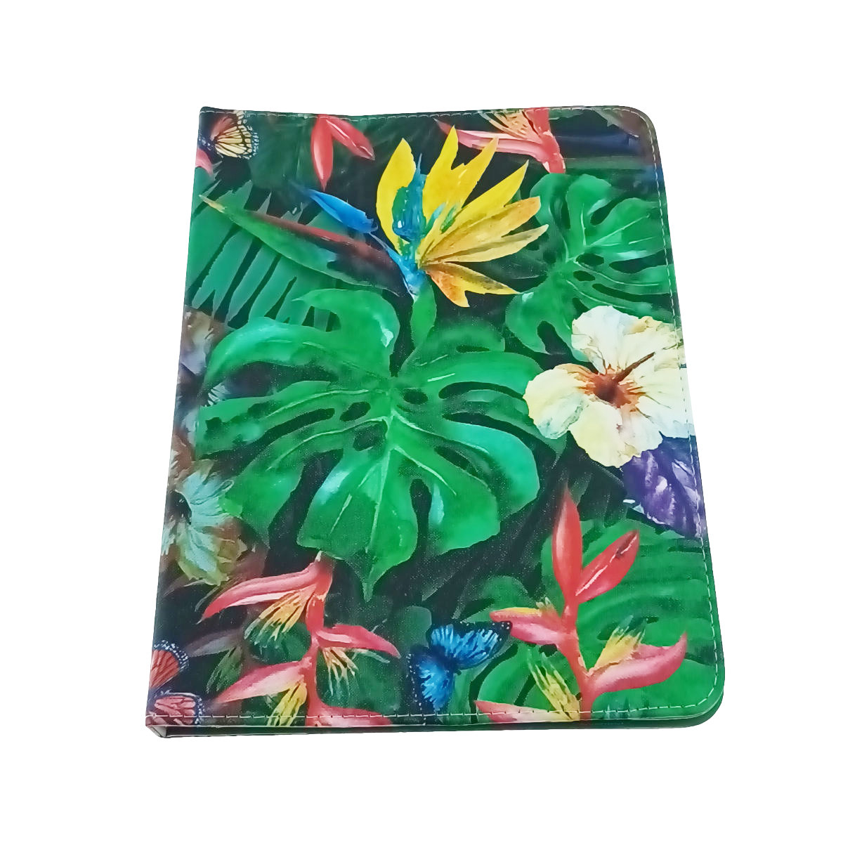 Husa universala tableta 9 - 10 inch, Fashion Style Nature, cu suport pliabil vizualizare, banda elastica, 270 x 204 x 22 mm, 237g, multicolor [1]