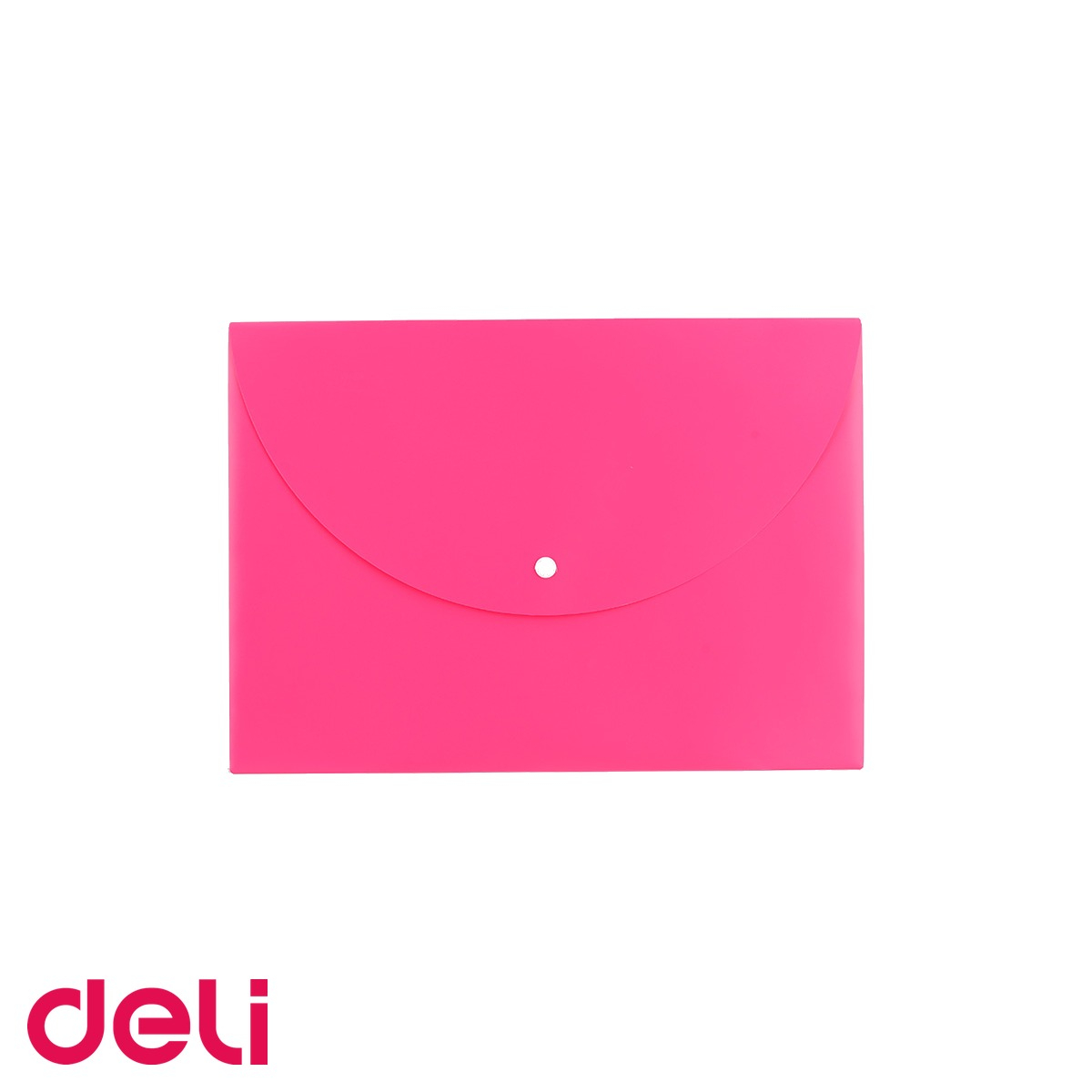 Mapa plastic cu buton Deli, format A4, culori neon asortate, pentru organizarea documentelor [4]