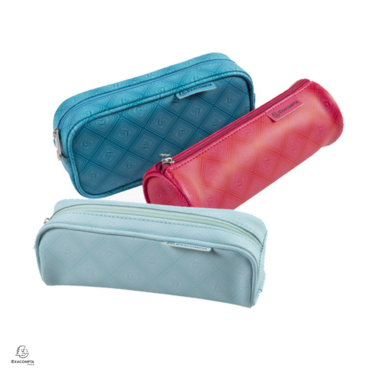 Penar Exacompta 1928, din imitatie piele, etui, diverse forme, multicolor, 22x8x8.5 cm [1]