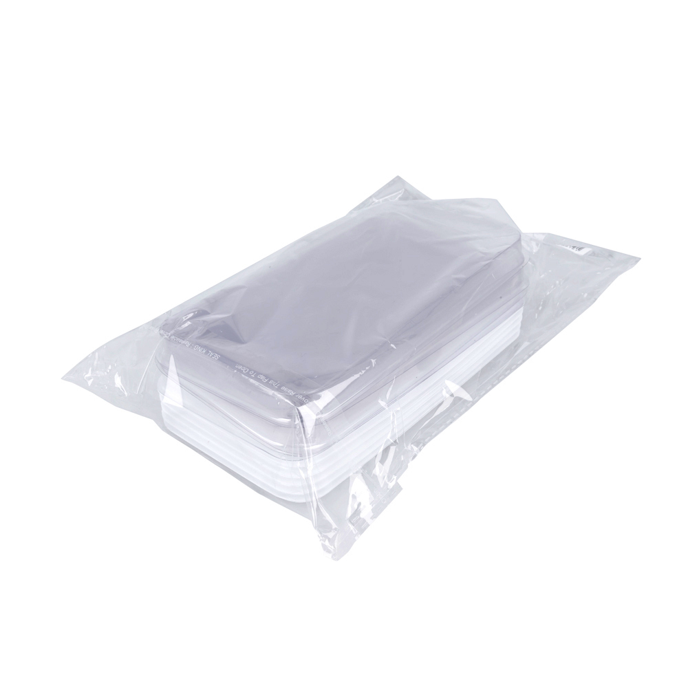 Set 10 blistere pentru ambalare huse smartphone, marime L, dimensiune 170(+30) x 85(+10) x 13(+2) mm, alb cu transparent [1]