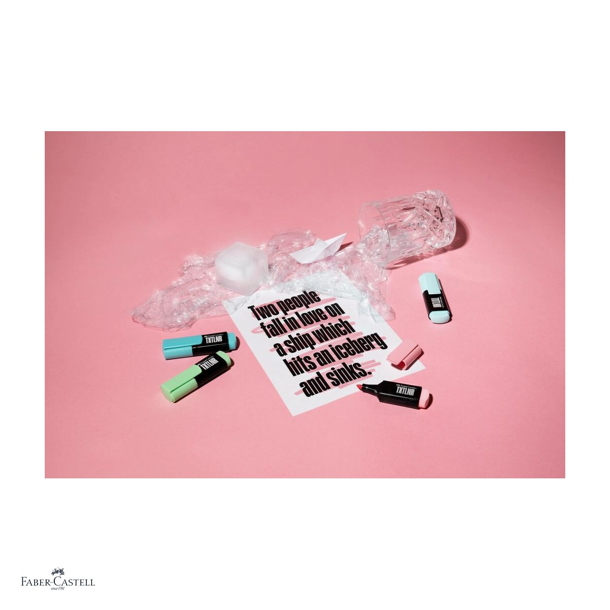 Set 10 textmarkere Faber-Castell, format mini, culori asortate, pastel [4]