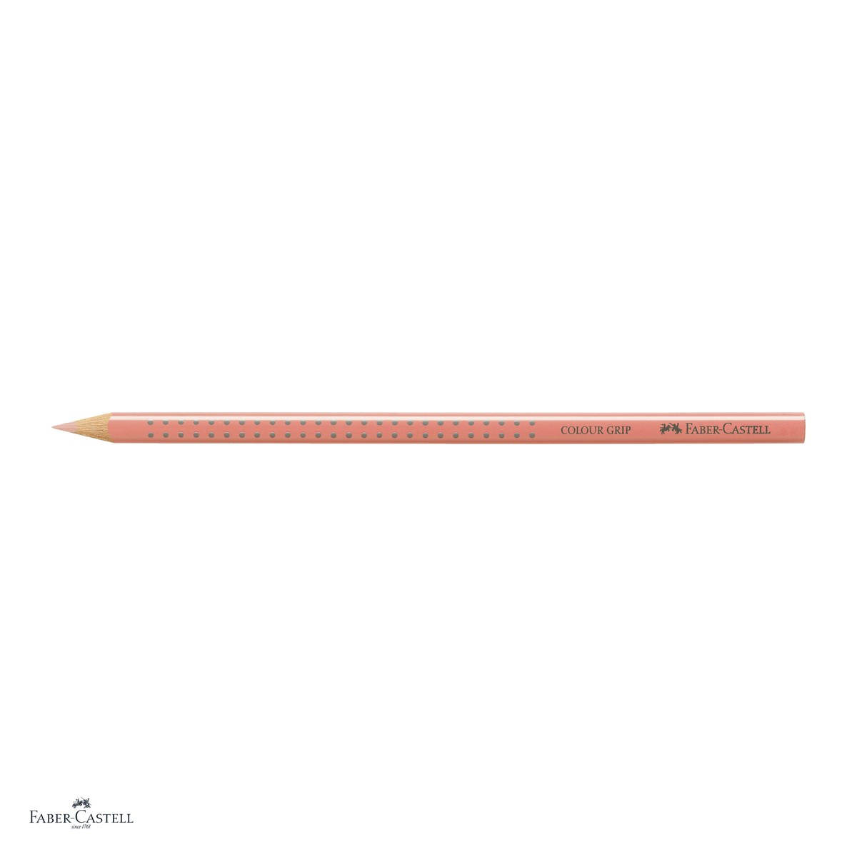 Set 12 creioane colorate Faber-Castell Grip, nuanta flesh deschis, forma triunghiulara ergonomica, pentru copii [4]
