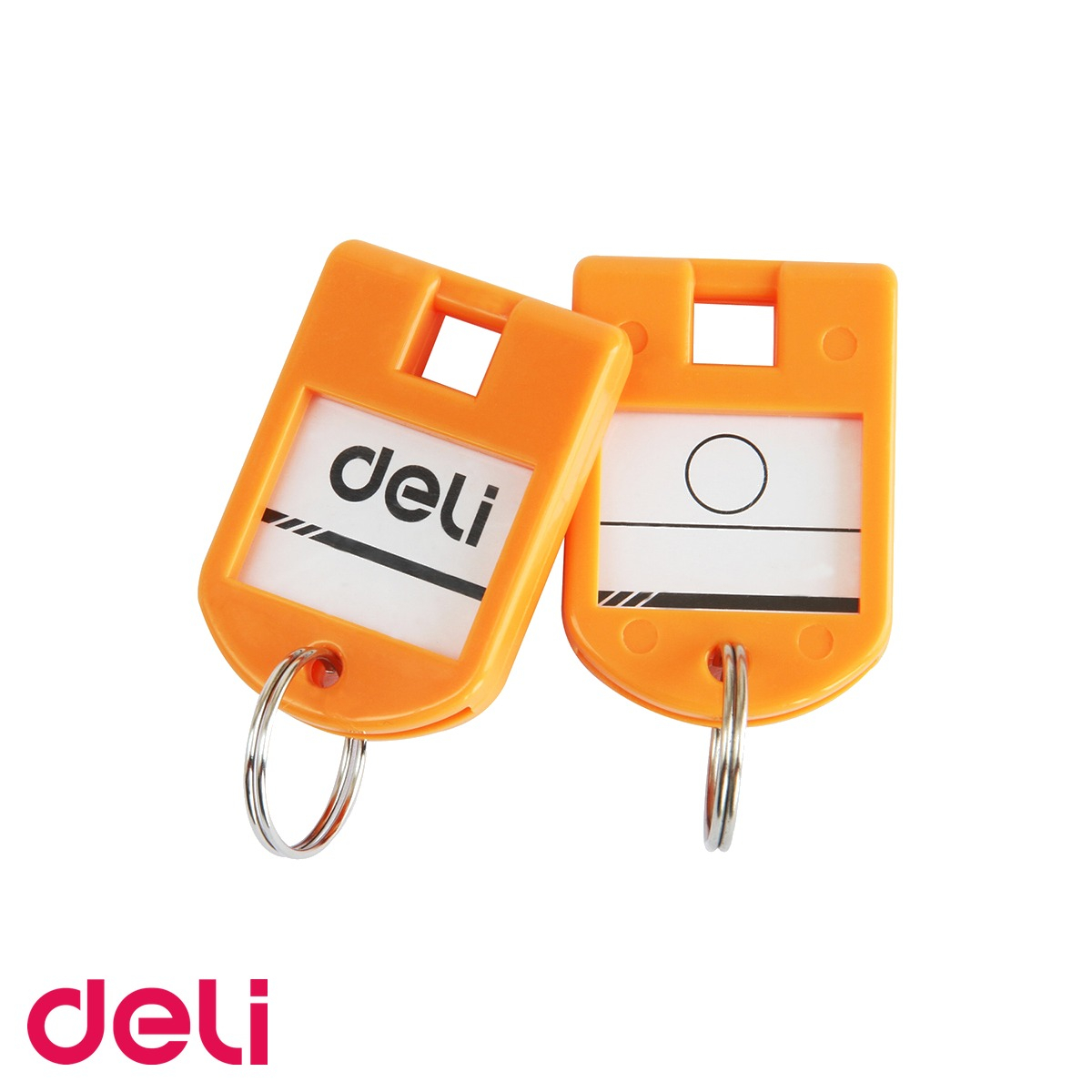 Set 24 suporturi etichete chei Deli, culori asortate, identificare rapida a cheilor [4]