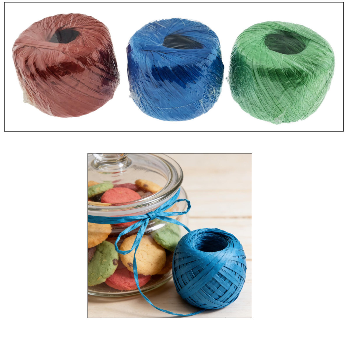 Sfoara rafie tip panglica unicolor, ghem 200g, pentru artizanat si decoratiuni, utilizare buchete si cadouri, 3mm, culori diverse [2]