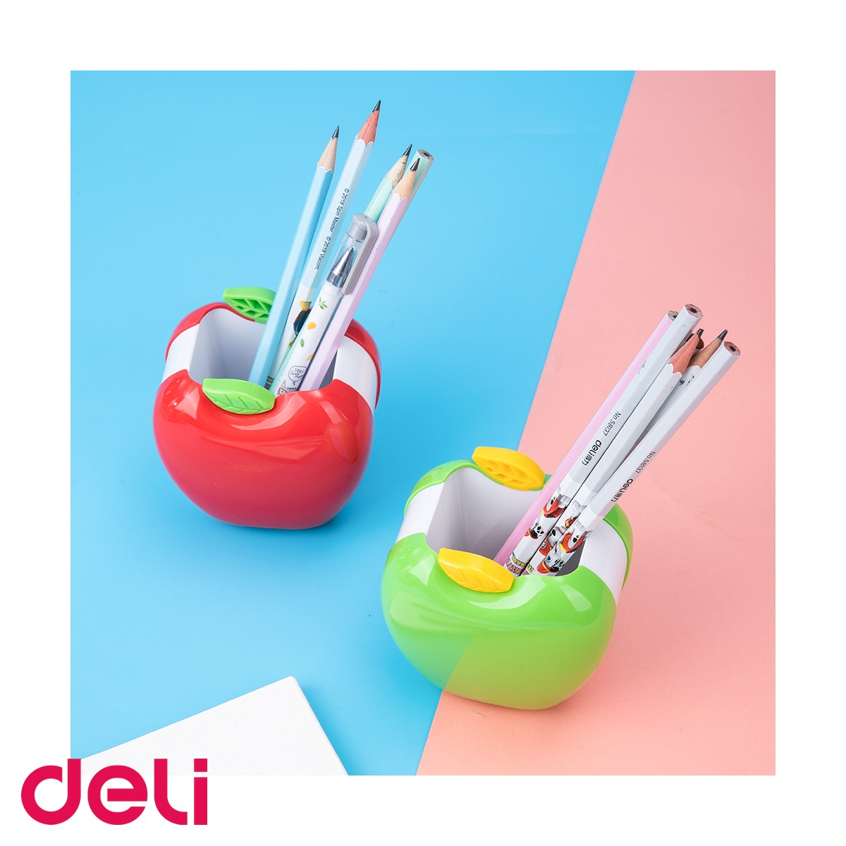 Suport instrumente de scris Deli, forma mar, organizator birou decorativ [4]