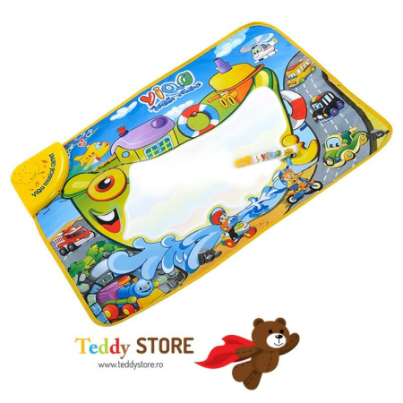 Jocuri - Deseneaza cu apa! Covoras cu muzica si lumini