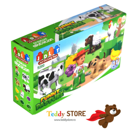 Jocuri - Joc constructie 11 piese ,,Micul cowboy"