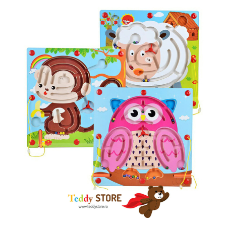 Jocuri - Puzzle Montessori Părțile Întregului - Jucărie Educațională din Lemn pentru Copii