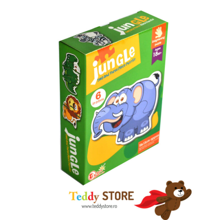 Puzzle-uri - Puzzle cu animale din Jungla