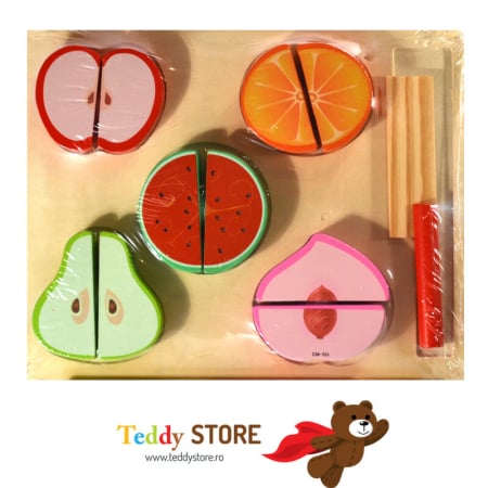 Puzzle-uri - Puzzle din lemn 5 legume de taiat