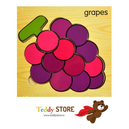 Puzzle-uri - Puzzle Struguri din lemn jucărie educativă copii