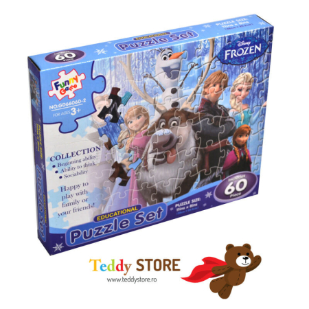 Puzzle-uri - Puzzle Regatul de gheata "Frozen"