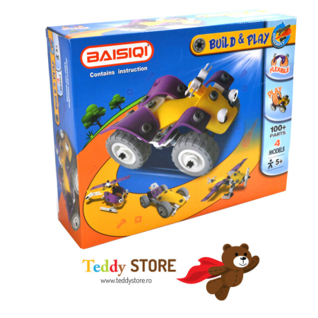 Jocuri - Set constructie ,,Masina Lego 4 modele"