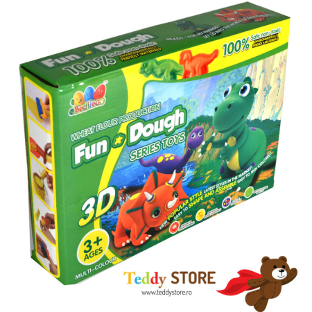 Jocuri - Set plastilina 3D cu Dinozauri