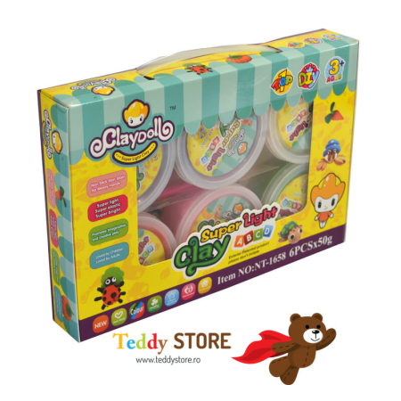 Jocuri - Set plastilina colorata ,,Claydoll"