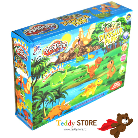 Jocuri - Set plastilina Parcul Dinozaurilor