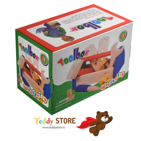Jocuri - Trusa de scule din lemn ,,Micul mester"
