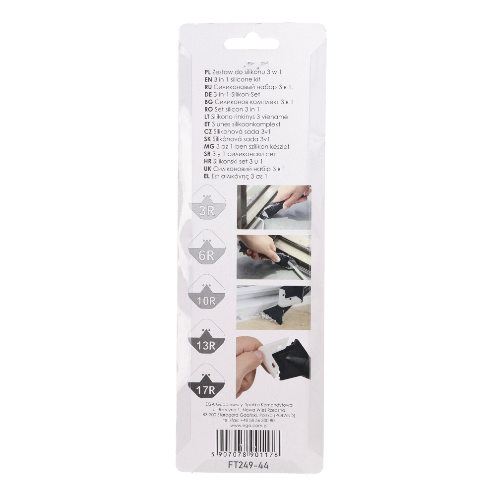 3 in 1 Spatule + razuitor pentru silicon Faster Tools [5]