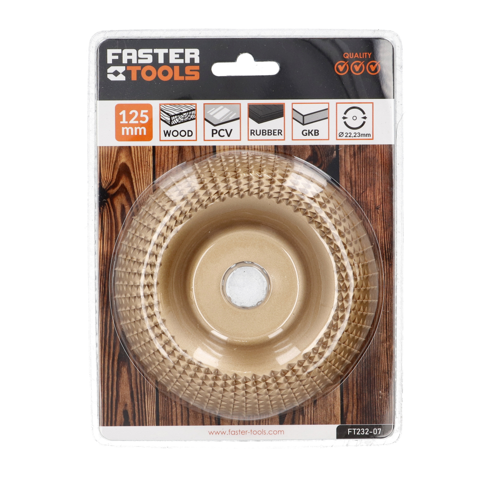 Disc raspel convex 125mm Faster Tools [5]