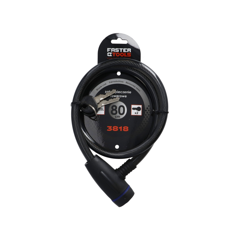 Antifurt pentru bicicleta sau porti 80cm Faster Tools [4]