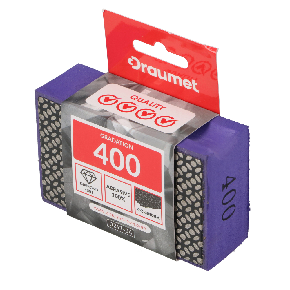Burete pentru slefuire placi ceramice si piatra naturala gr. 400 Draumet [4]