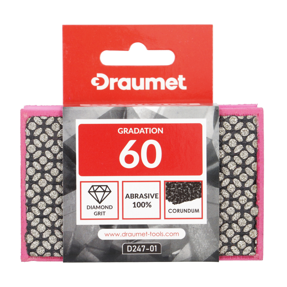 Burete pentru slefuire placi ceramice si piatra naturala gr. 60 Draumet [5]