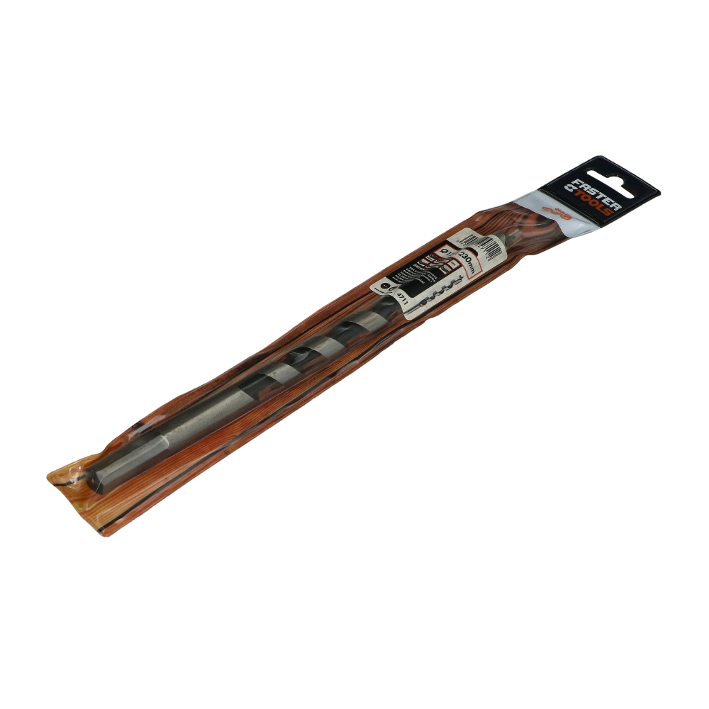 Burghiu spiralat pentru lemn 10x230mm Faster Tools [2]