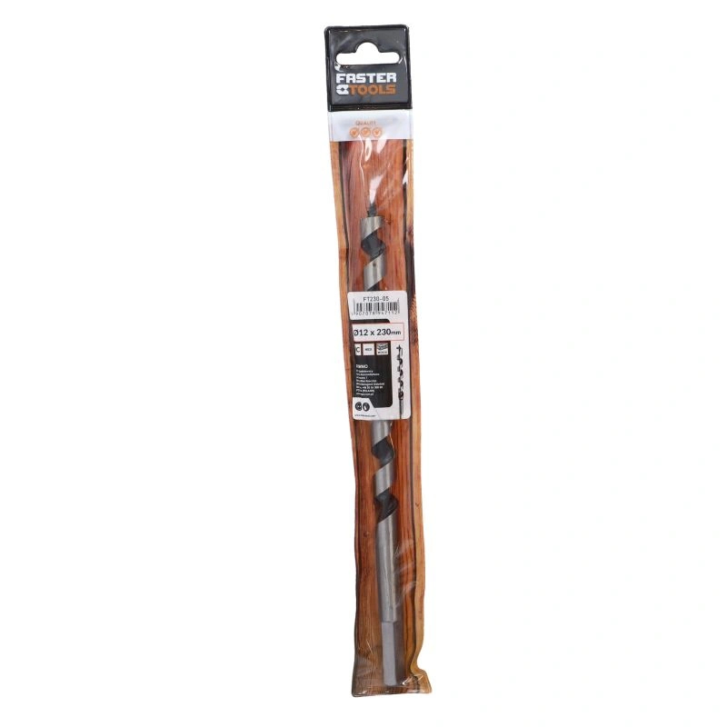 Burghiu spiralat pentru lemn 12x230mm Faster Tools [6]