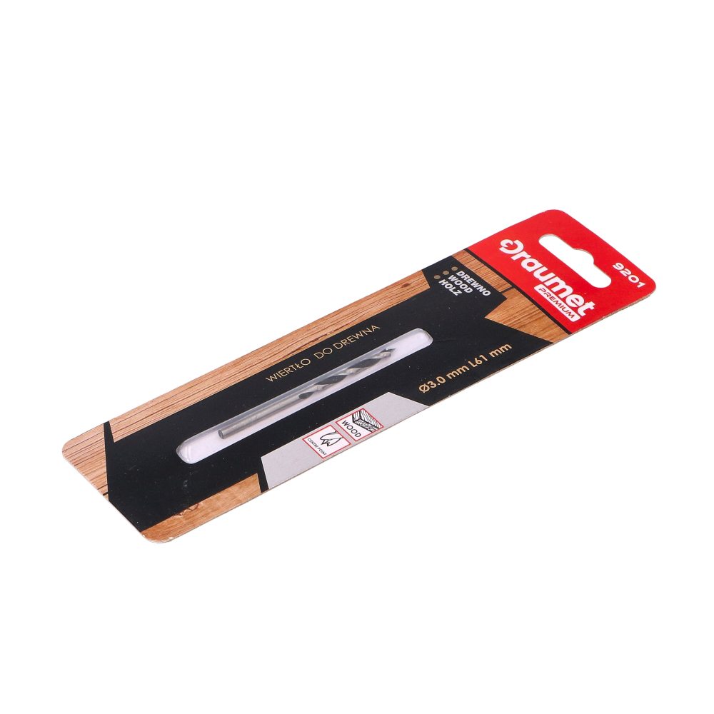 Burghiu spiralat pentru lemn 4X75mmmm Draumet [2]
