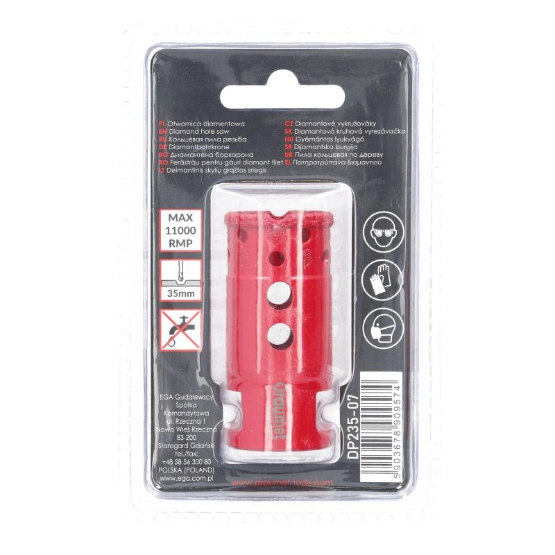 Carota diamantata M14 28mm AERO Profesionala Draumet [7]